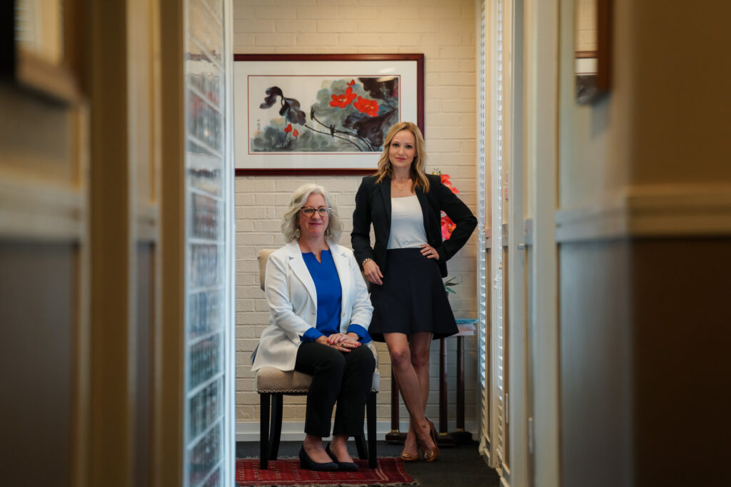 Photo of Shannon Novey and Christin Gonzalez for Novey+Gonzalez Family Law.